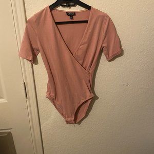 Pink TopShop bodysuit